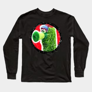 Vintage Phillies Phanatic Mascot Long Sleeve T-Shirt